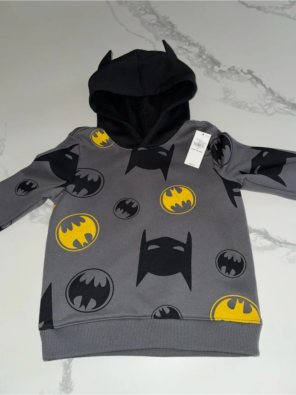 Batman Kids Hoodie Sweatshirt Boys 3T